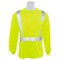 Deltaplus 2, R, 100% polyester birdseye knit mesh, Hi Viz Lime, Small 64000 - alternate 1